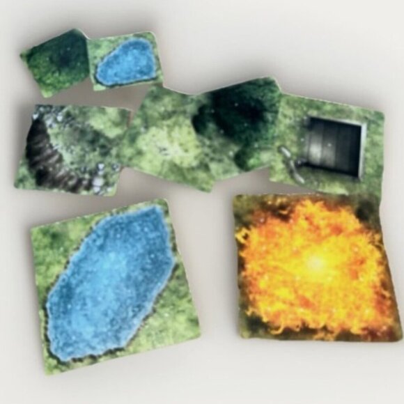 D&D 4e Dungeon Tiles Master Set The Wilderness - Dungeons & Dragons - Picture 7 of 9